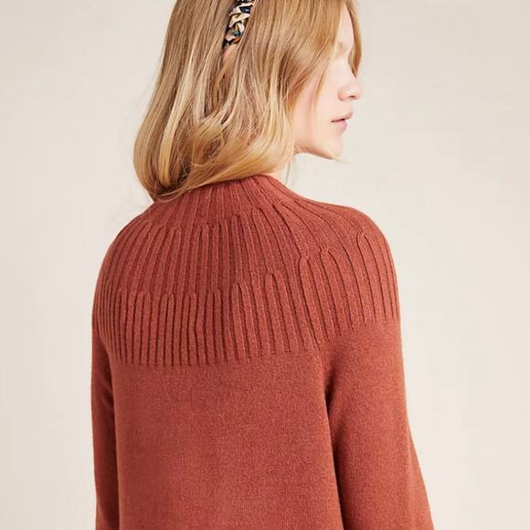 Anthropologie Mock Neck Sweater | Size XS - Picture 2 of 6